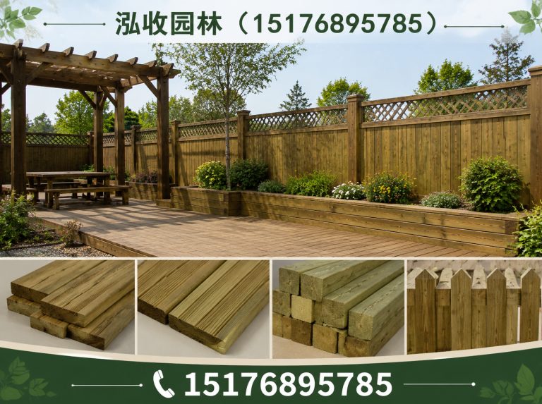信阳京津冀防腐木工程展示图